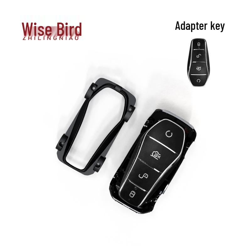 Capa para Chave BYD Song Plus: Capa Protetora Modelo Pássaro Zhiling com Luz, Design Criativo