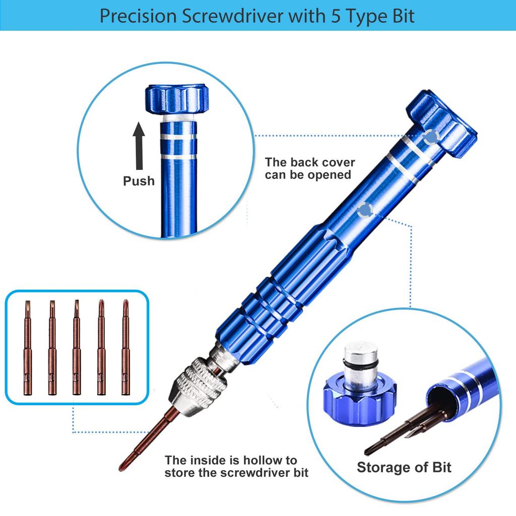 EASYTIME Watch Repair Watch Link Removal Tool Watch Replacement Tool Watch Adjustment Tool Watch Spring Bar Tool Instruction Manual and Carrying Case