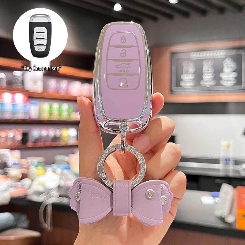 High-End Key Cover for Hongqi Models: HS3, HS5, HS7, H5, H6, H9, EQM5, HQ9