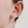 [Worn by Celebrities] (Silver 925) Chelsea Hoop Earrings EC3056
