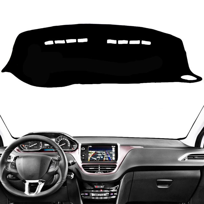 Für Peugeot 208 2008 2013-2015 2016 2017 2018 Auto Armaturenbrett Abdeckung Matte Pad Dashmat Sonnenschutz Dash Protect Teppich Zubehör