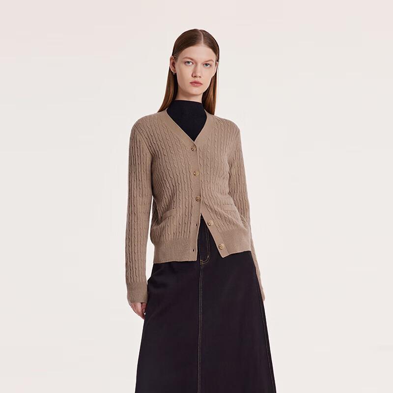 GOELIA Women's Cashmere Knit Cardigan