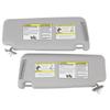 1 Pair Sun Visor 74320‑35A91‑B1 Gray Sun Shielding Visor Mirror with Makeup Mirror Replacement for Toyota 4Runner 2010
