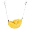 Small Warm Plush Banana shaped Pet   House for Hamster Hammock Bed(Yellow)