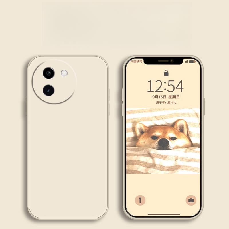 

Подходит для мобильного телефона Vivoy200i Защитный чехол Жидкий мягкий силикон Полное покрытие Противоударный чехол для мужчин и женщин vivoy200i