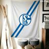 FC Schalke 04 Wall Tapestry Aesthetic Wall Hanging Printed Fabric Blanket Decorative Tapestries for Bedroom Living Room Home Decor