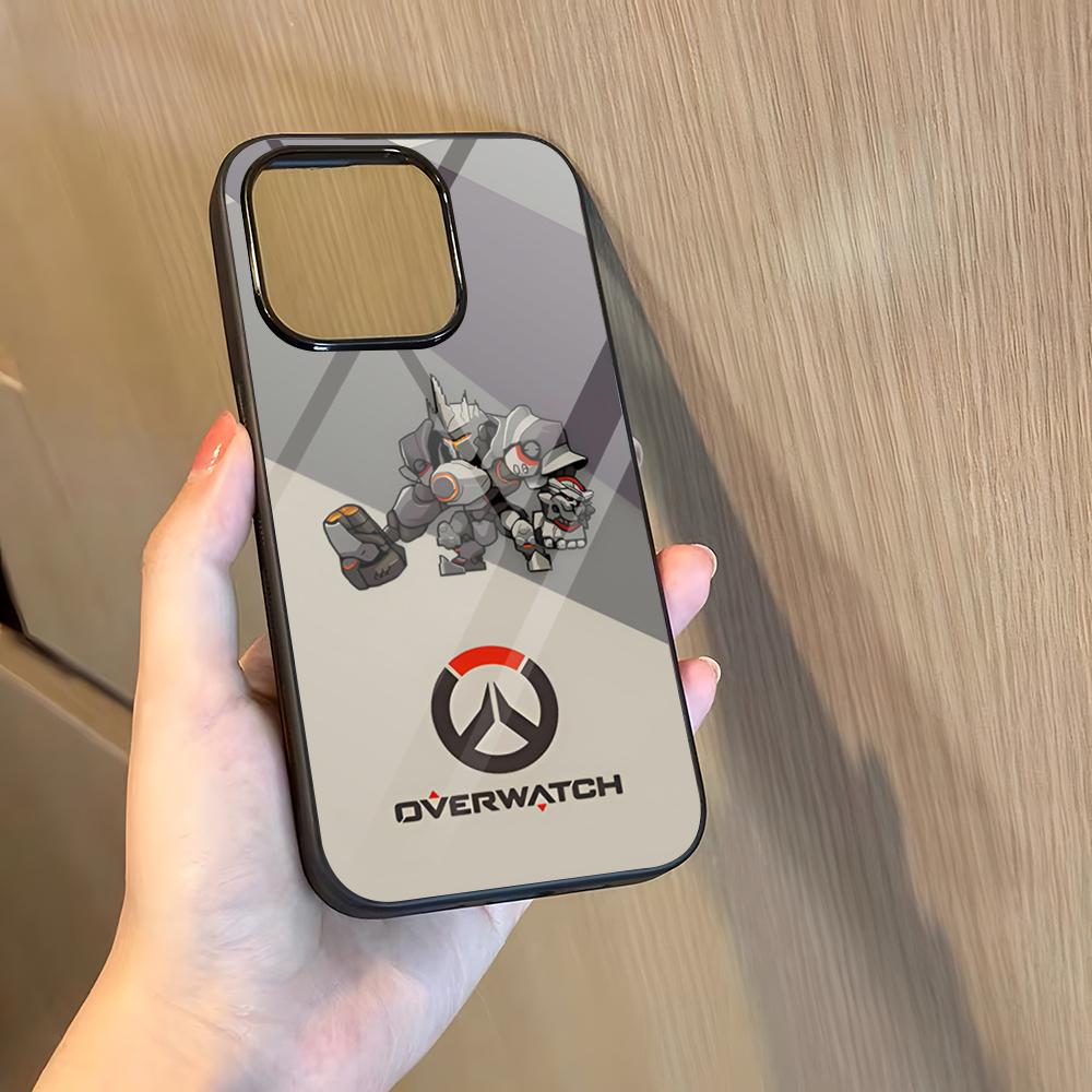 O-Over-watchS Phone Case For 17 Pro Max iPhone 18 16 Plus 15 Pro Max 14 12 11 13 Mini X Xs XR PC+TPU Cover