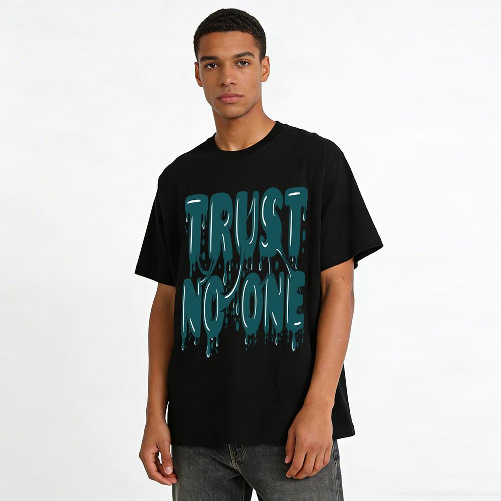 Traue NiemandemT Reines Baumwoll-T-Shirt