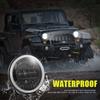 7-calowe reflektory LED Halo z kierunkowskazem Amber White DRL kompatybilne z Jeepem Wrangler