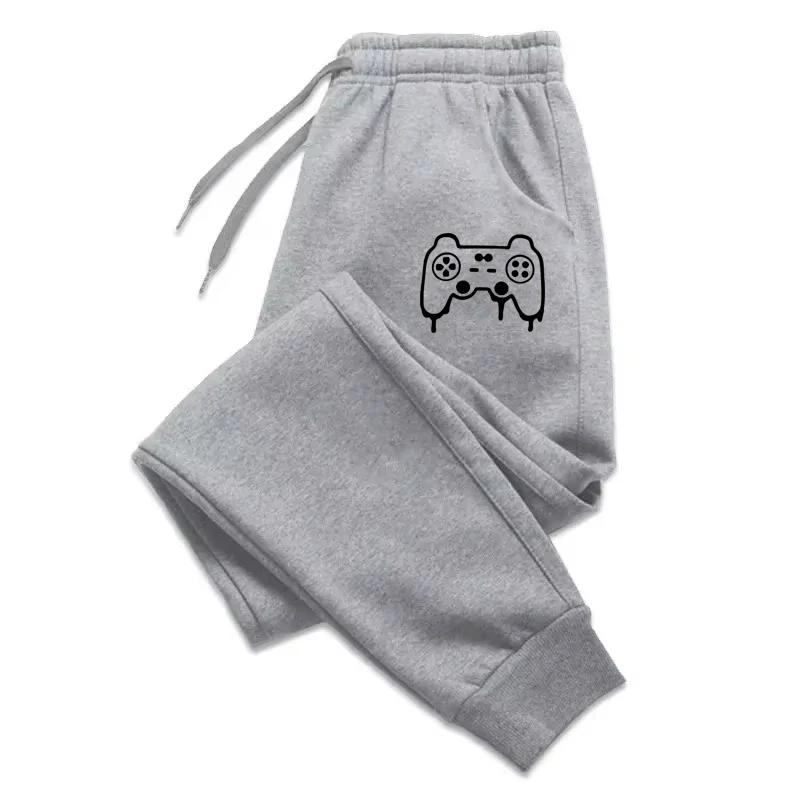 Funny Games Console Printed Pants Men Casual Outdoor Sports Fitness Jogging Long Pants Fashion Drawstring Sweatpants