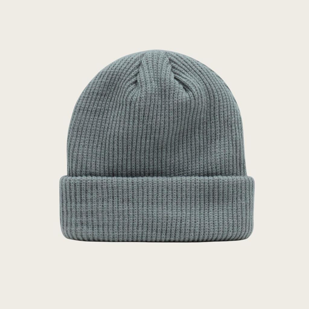 Klassische Winter-Strickmütze in Unifarben - Unisex-Stil