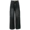 Sancai 2026 Winter High-Waisted Wide-Leg Denim Jeans