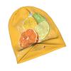 ZLIENSZUS Citrus Splash Knit Hat for Adults - Citrus Fruit with Lemon & Splash, Soft Warm Suitable for Weekend Errands, Everyday City Wear, Casual Out