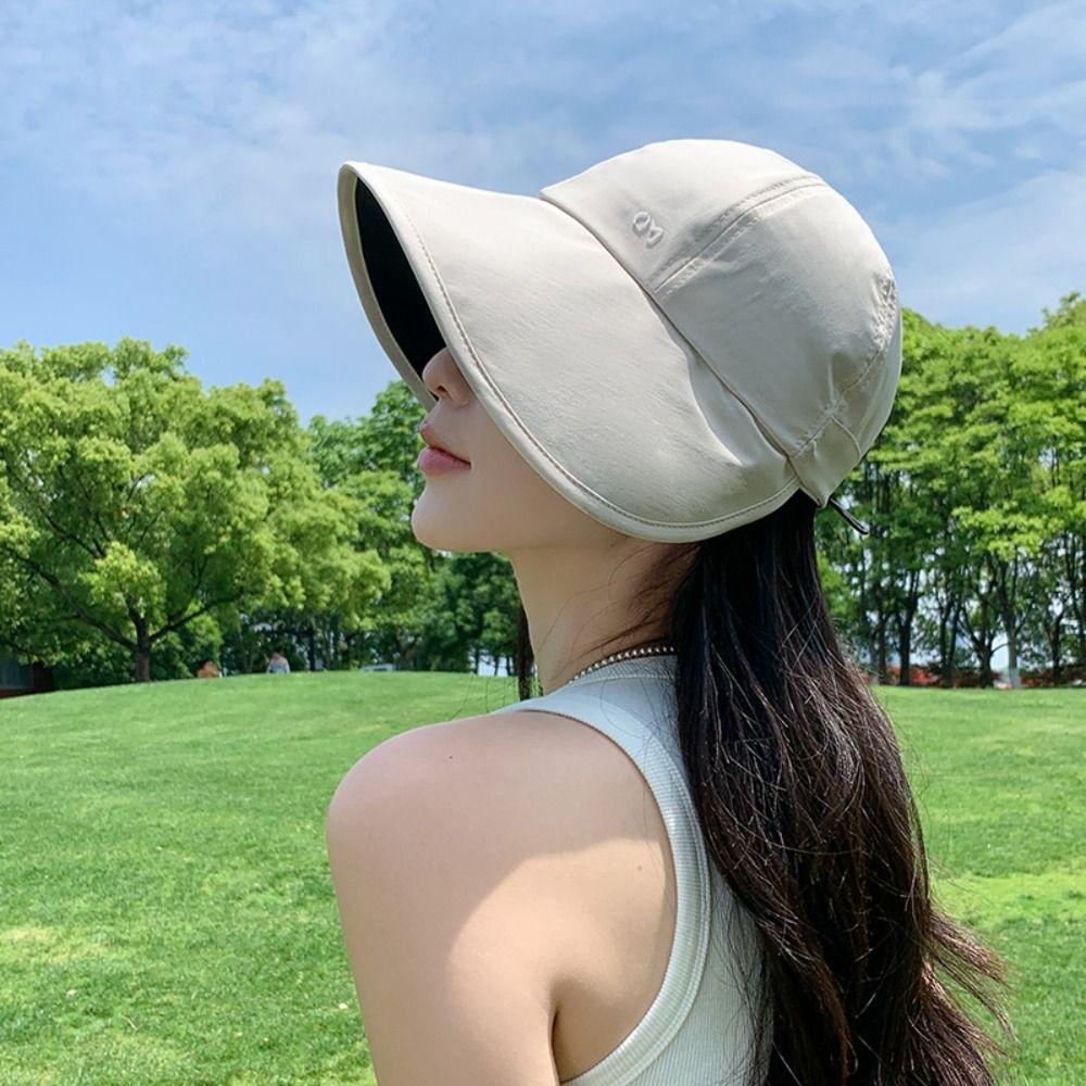 Big Brimmed Fisherman Hat Quick Drying Sunshade Hat Casual Summer Sun Hat Ladies