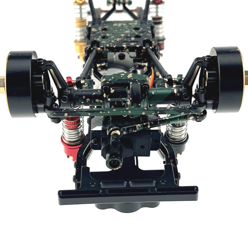 1/18 RC Car Metal Upgrade: Front Axle, Steering Tie Rod, Servo Arm.
