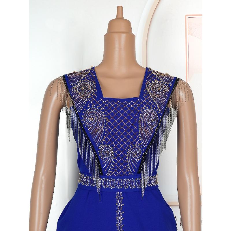 Plus Size Women's New Fashion U Neck Hip Dress