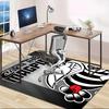 1pc Football Team Design Area Rug - Non-Slip, Soft & Cozy Floor Mat for Living Room, Bedroom, Office - Indoor/Outdoor Decorative Carpet
