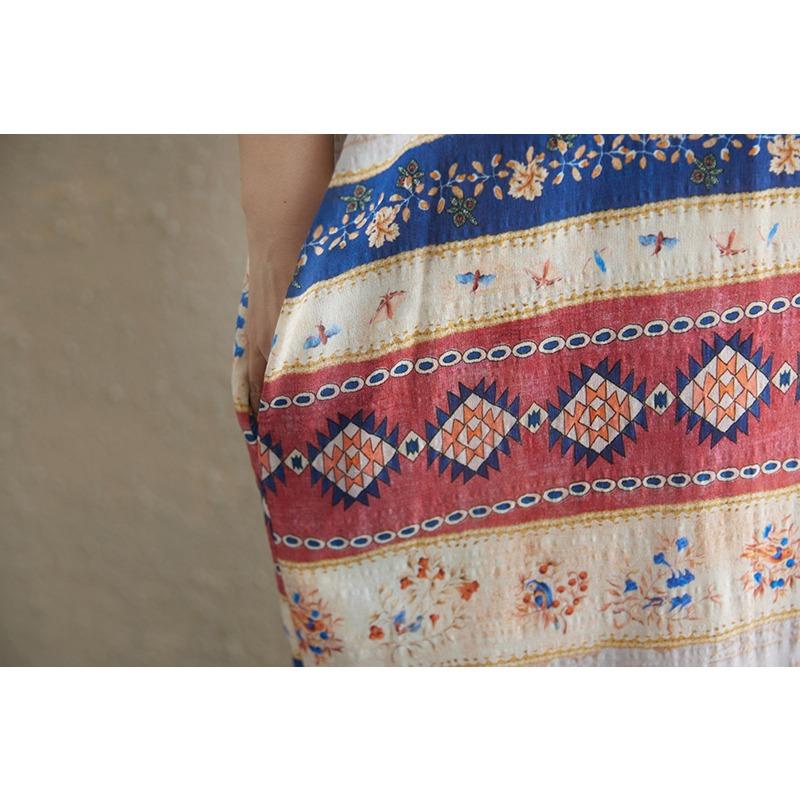 Dimanaf Abito Estivo Taglie Forti 2025 Basic Donna Casual Largo Vintage Nuovo Lungo Oversize Fiori Abito Maxi