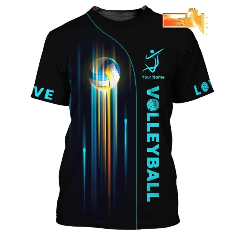 Tricou de volei cu nume personalizat pentru bărbați și femei Nou în tricouri sportive supradimensionate pentru echipa de volei Cadou pentru jucătorii de volei