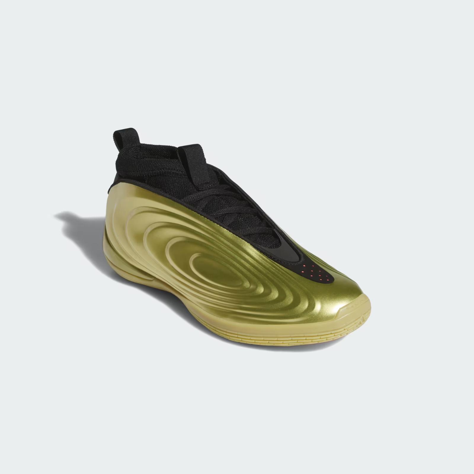 KH9153 Adidas Harden Volume 10  Gold Metallic/Core Black  (Men s) 5.5