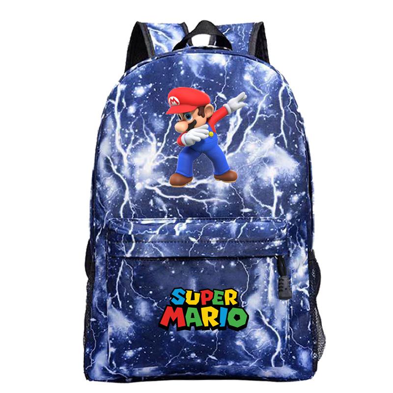 Peripheral Backpack Animation Cartoon Game Schoolbag Creative Pattern Heat Transfer Backpack