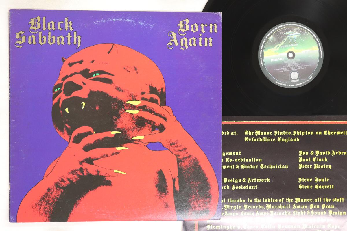 

LP Пластинка BLACK SABBATH - Born Again 25PP101 VERTIGO 1983 Япония Металл Б/У