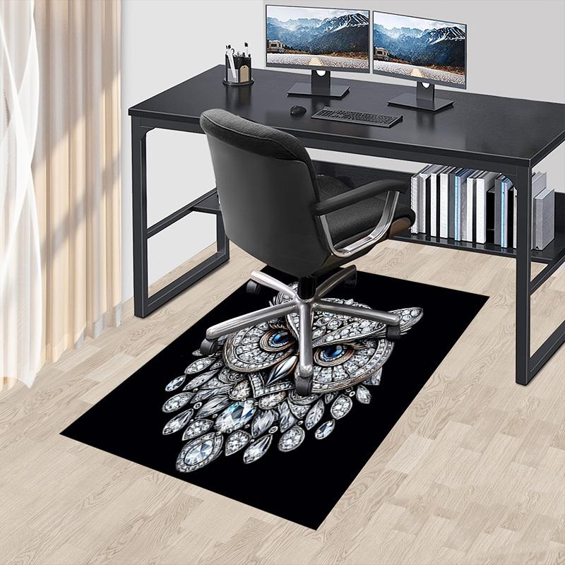 1PC Diamond Owl Extra Large Non Slip Floor carpet, Office, family, bedroom Large Area Rug Indoor Rugs, Vibrant Colors