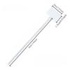 50pcs Nylon Label Self-locking Cable Tie Color Mark Disposable Plastic Buckle Waterproof Cable Wire Mark Cable Tie