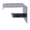 Toilet Paper Holder Aluminium Alloy Anti Rust Bathroom Phone Holder Gray Widen Punch Installation