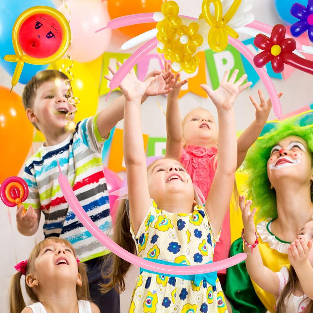 100 Stuks 260 Duidelijke Lange Ballonnen, Latex Draaibare Ballonnen voor Ballon Dieren, Bogen en Verjaardagsfeest Decoraties