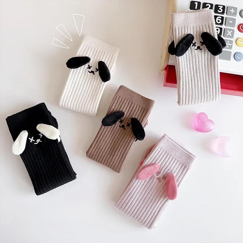 Children Baby Girls Knee High Long Socks Cotton Cute 3D Dog Ear Socks Kid Spring Clothing for Boy Girl Toddler Stockings