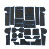 Gate Slot Mats For HONDA CR-V CRV 2017 - 2019 Interior Accessories Anti-Slip Rubber Door Pad Cup Holder Non-slip Mat