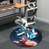 1PC Super Saiyan, Dragon Ball Z Office Round Rug - Perfect for Office or Study Decor, Non-Slip Backing, Decorative Floor Mat yy250916045