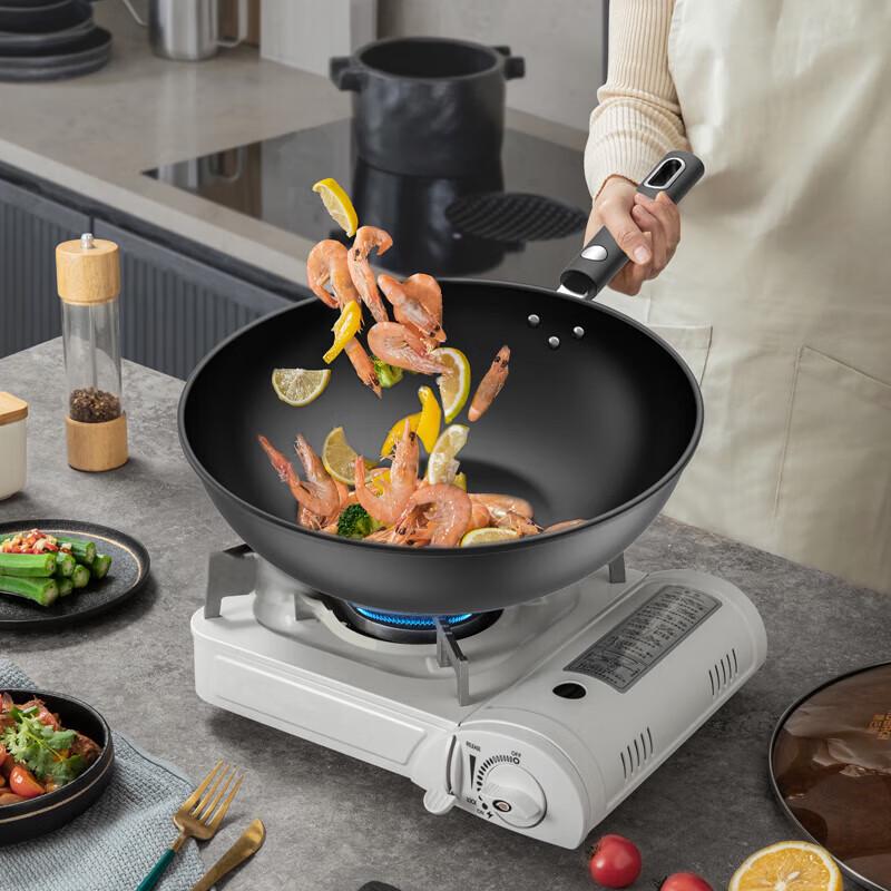 Kobach 32cm Uncoated Iron Wok