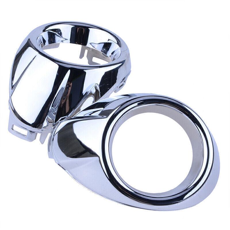 Front Bumper Fog Light Fog Lamp Bezel Cover Trim Pair Fits Ford Focus 2012-2014