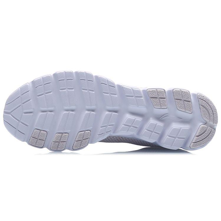 Li-Ning Shock Absorbing Breathable Low Top Running Shoes Women sneaker Light-Gray Purple ARHR136-2