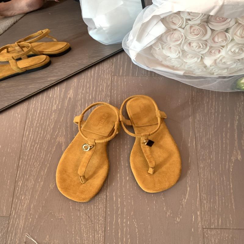 Fashion Beige Heeled Sandals Clear Shoes Slip-on Loafers Summer Women's Flip Flops Platform Soft Black Pearl Outside Elastic Band Girls