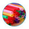 100 Pcs Flexible Plastic Bendy Party Disposable Drinking Artistic Straws Multicolor