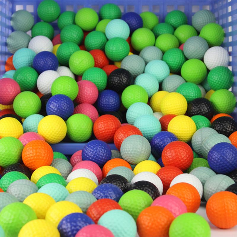 10-Color Soft PU Foam Golf Balls for Indoor Practice