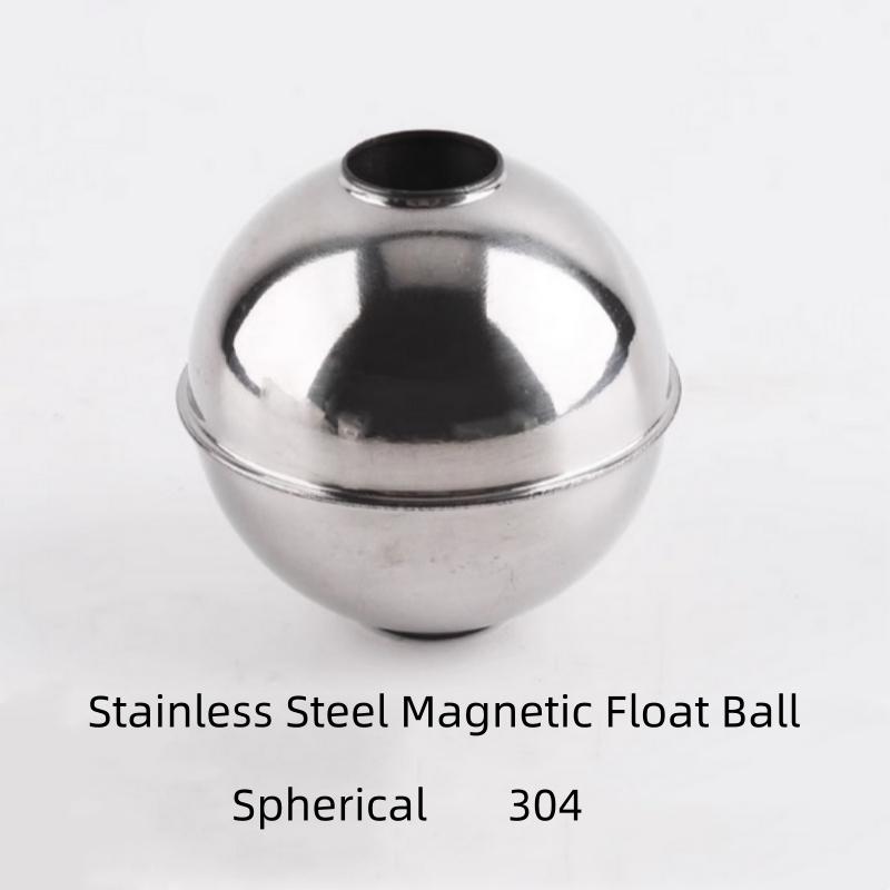 10pcs 304 Magnetic Stainless Steel Float Ball Switch Accessories 52x52x15mm Water Level Detection for Industrial Use