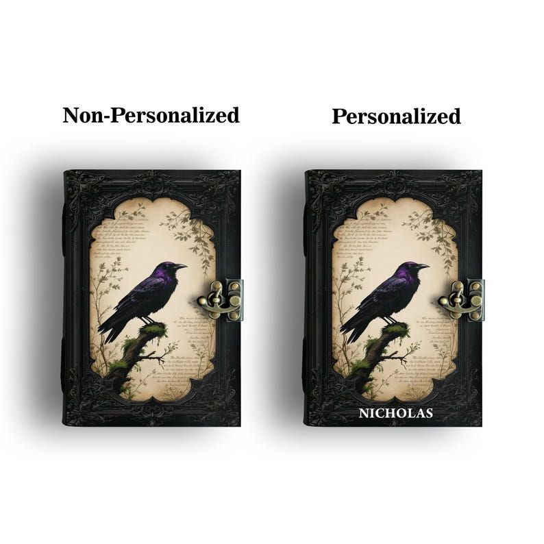 Leather Journal: Gothic Grimoire Book of Shadows