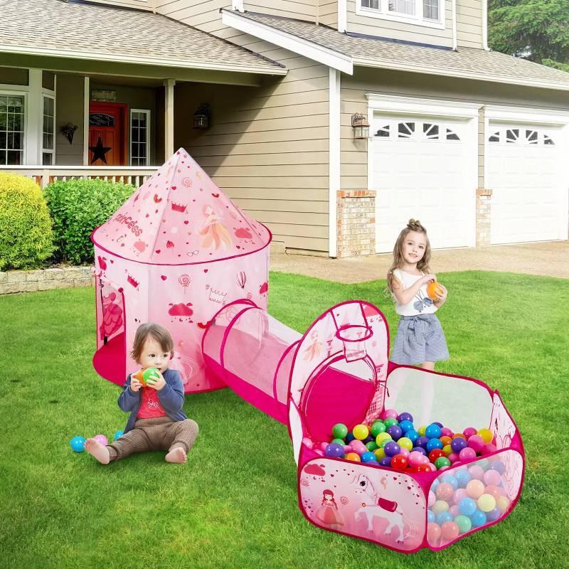 Capsule Space Sea World Princess Castle Kids Play Tent Tunnel Set Gifts Case