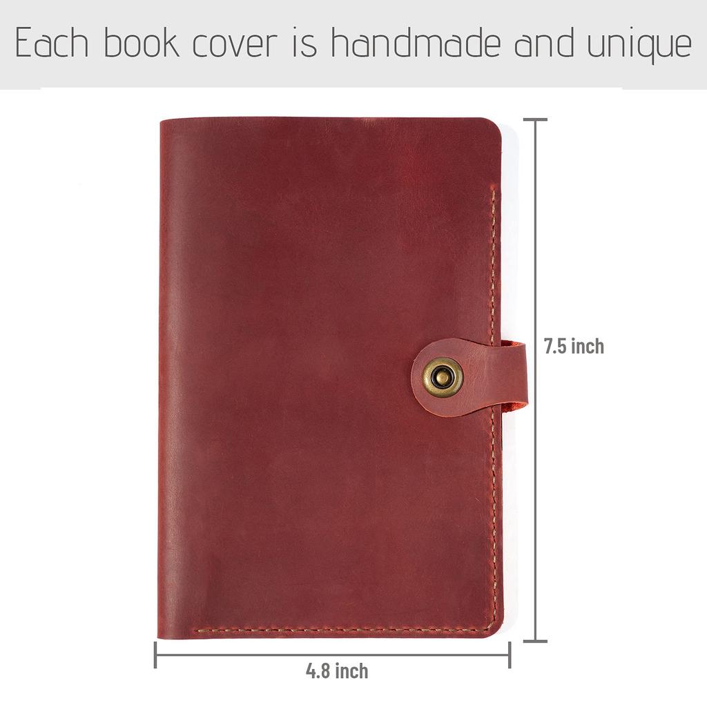 ROTERDON Systemnotatbok A6 Lær 2025 6 hull med påfyll Løsblad Standard omslag Lær Håndsøm Original 3 farger Notatbok Notatblokk Kort