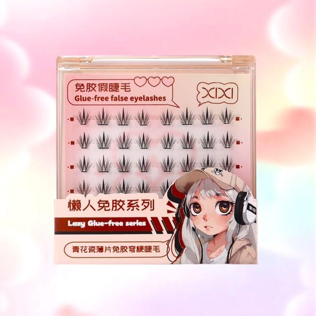 xixi - Glue-free False Eyelashes - Porcelain