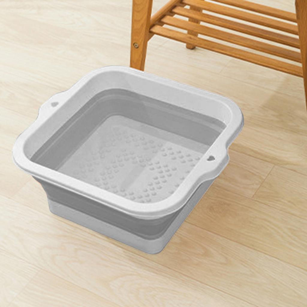 Faltbares Fußbadbecken Mehrzweck Große Kapazität Umweltfreundlich Silikon Faltbares Fußbad
