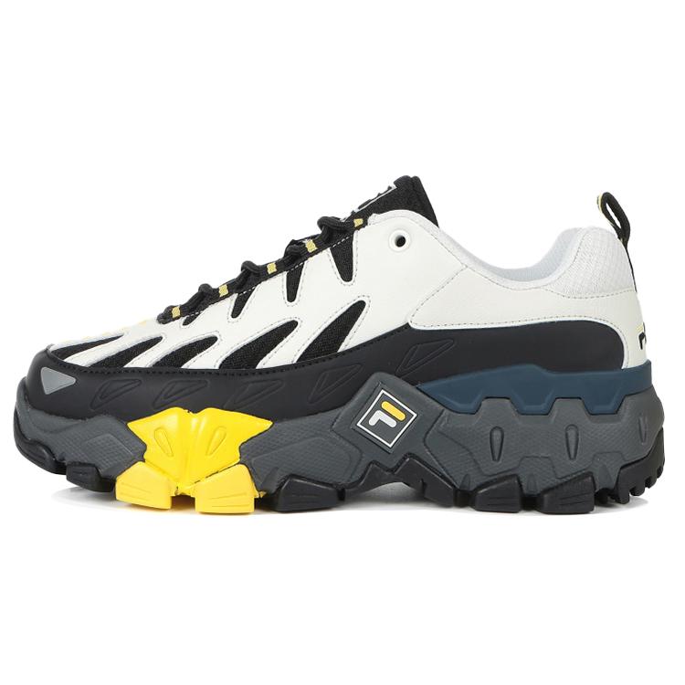 

New FILA Raid Row 2000 Low Top Chunky Sneakers Unisex White Black Korean Style 1JM01262D_978 38