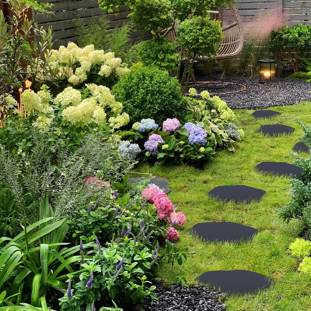 Garden Stepping Stones Pathway Paving Decoration Decorative Stepping Stones With Ground Stakes For Walkway Backyard Pool Patio