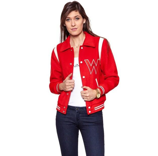 Куртка женская Wrangler BOMBER JACKET Белая EU XS