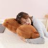New persimmon capybara throw pillow office sleeping pillow lunch break cushion kapibara doll plush toy