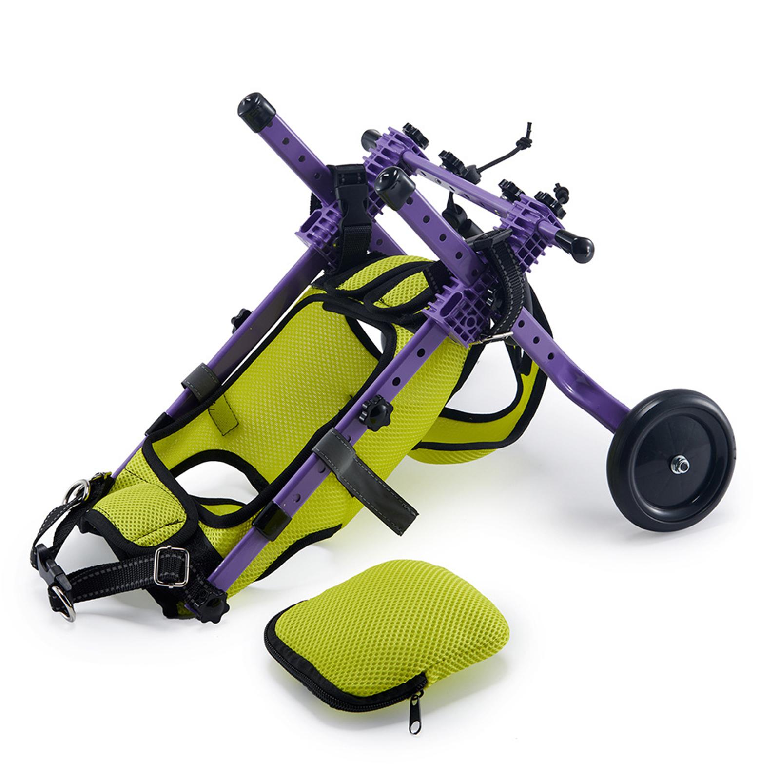 

Инвалидная коляска для выгула питомцев, Машина для помощи пожилым собакам при ходьбе, Транспортное средство для реабилитации питомцев с ограниченной подвижностью S жёлтый